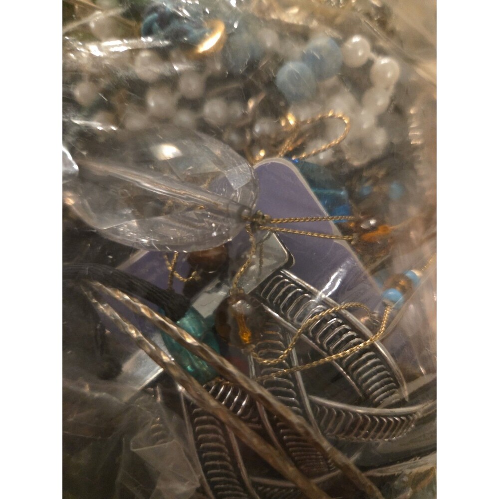 Junk Drawer Lot 5lbs Broken Vintage-Now Jewelry for Crafts Repairs
